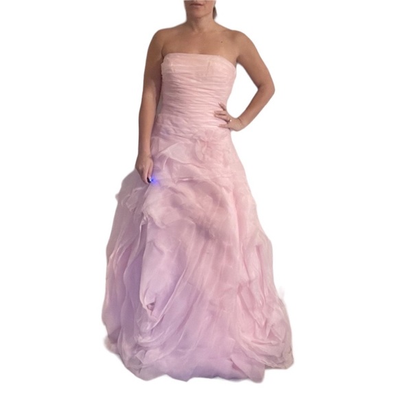 Jovani Strapless Gown Light Pink - Picture 4 of 7